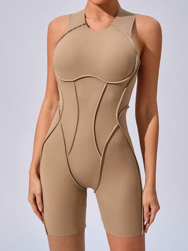 BUYCO Female Fitted Backless Quick-dry Romper