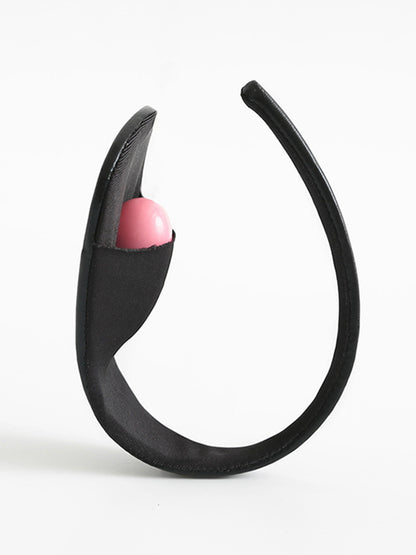 BUYCO Female Faux Leahter “Visual Invisibility”  C-shaped Panties