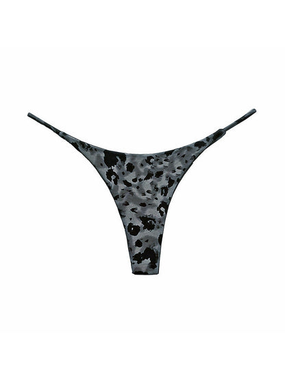 BUYCO  Female Leopard Print T-back Thong