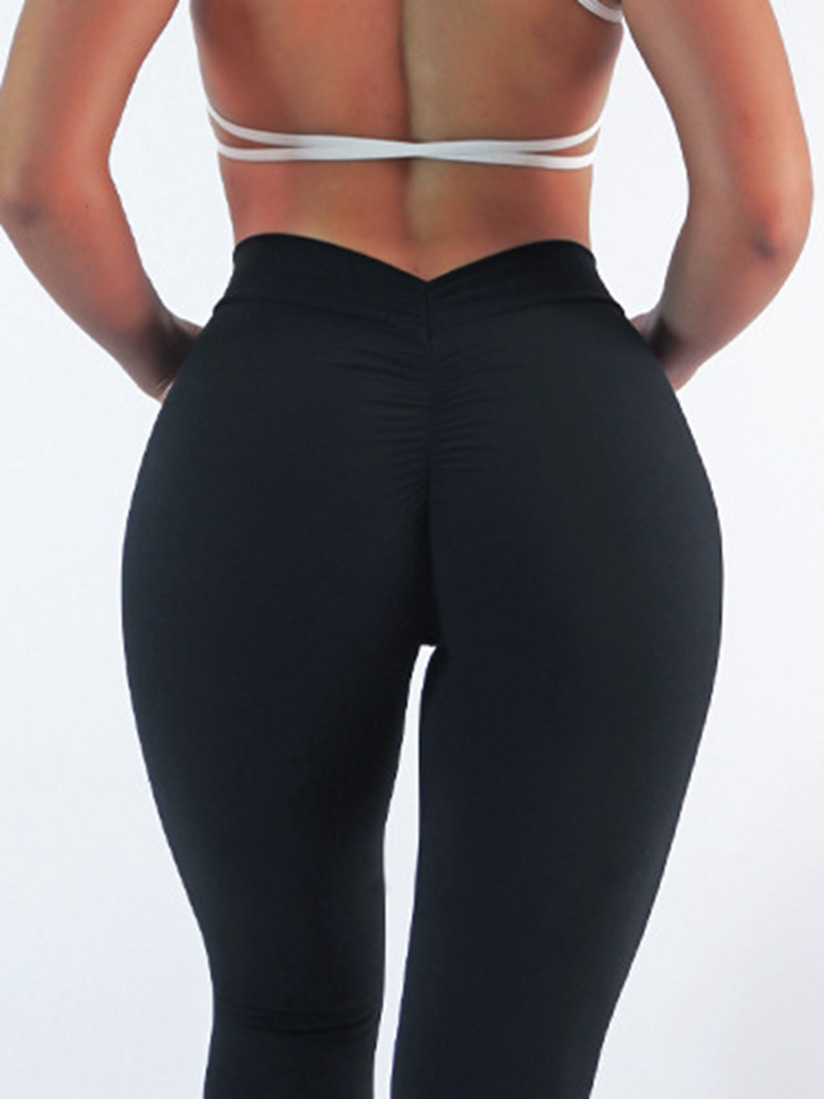BUYCO Female Ruched Back Deep V Back Leggings X Carmen⭐