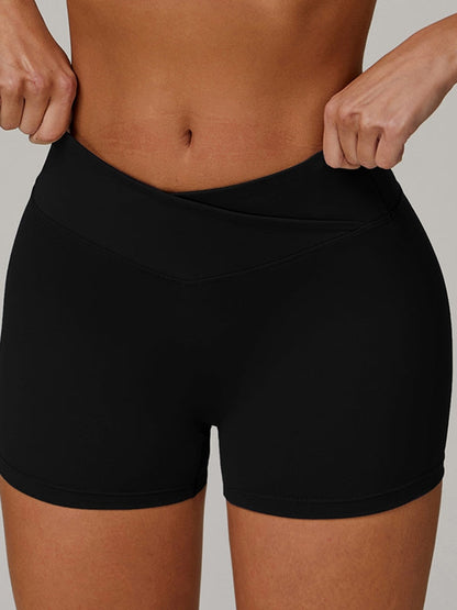 BUYCO Female Fitted V-shape Waist Flare Backless Short Tracksuit