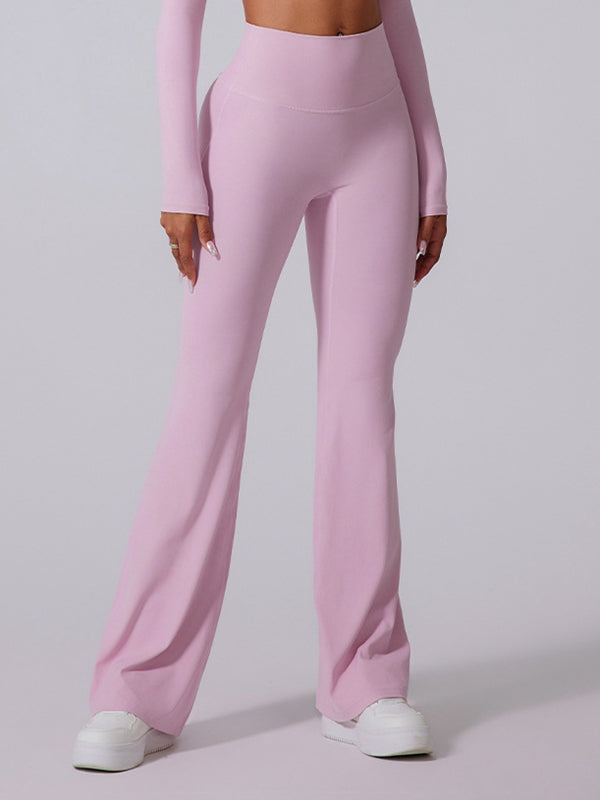 BUYCO Female Flare High-rise Hip-lift Yoga Leggings