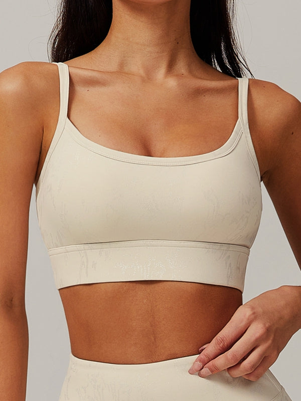 BUYCO Female Fitted Modern Stamping Print Sports Bras