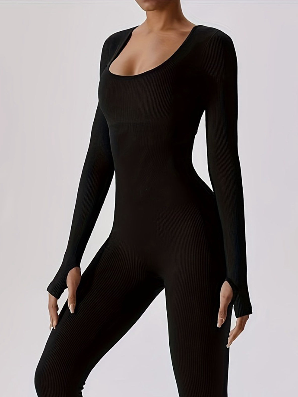 BUYCO Female Ribbed Breathble Jumpsuit