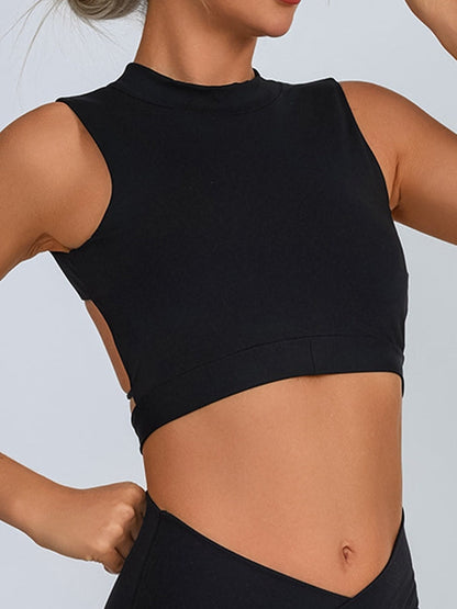 BUYCO Female Beautiful Back Bow-knot Quick Dry Sports Bras