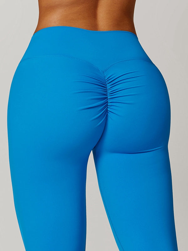 BUYCO Female Ruched Back High-rise Leggings