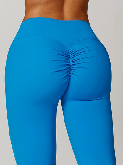 BUYCO Female Ruched Back High-rise Leggings