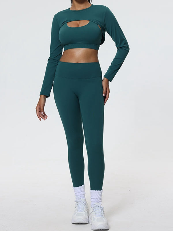 BUYCO Female High-support Hip-lift 3-Pieces Tracksuit