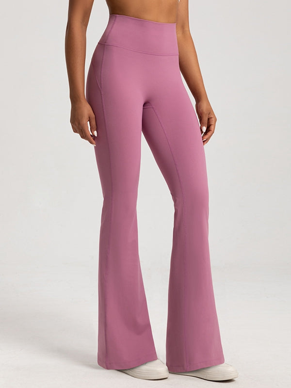 BUYCO Female Fleece Flare Elastic Tight Leggings
