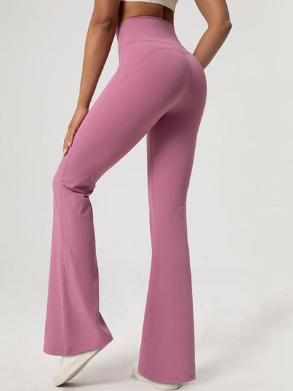 BUYCO Female Fleece Flare Elastic Tight Leggings