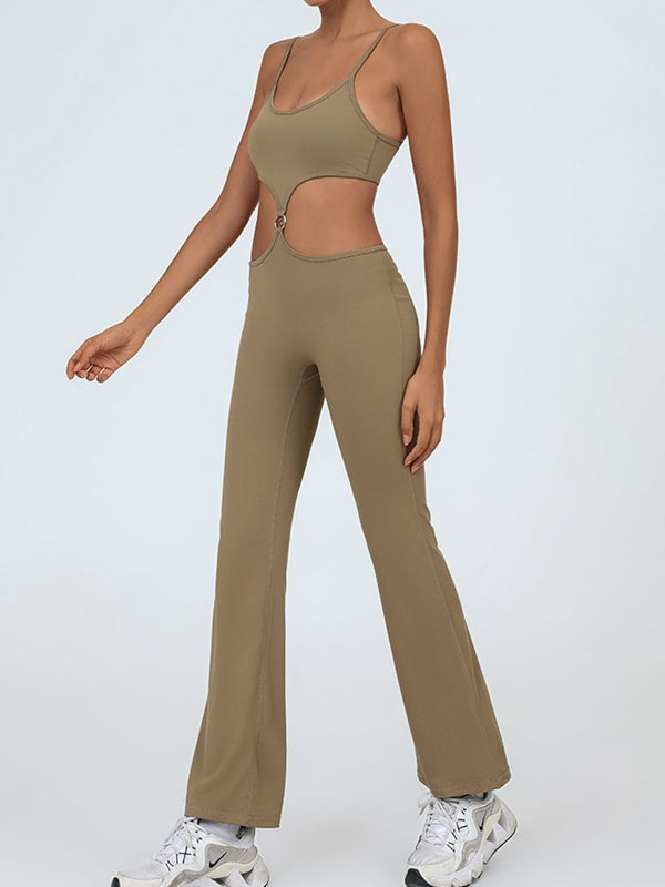 BUYCO Female Flare Cutout Jumpsuit