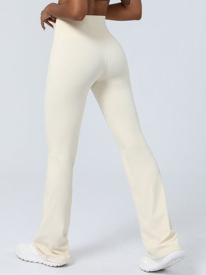 BUYCO Female Unique Hip Stripes Flare Leggings