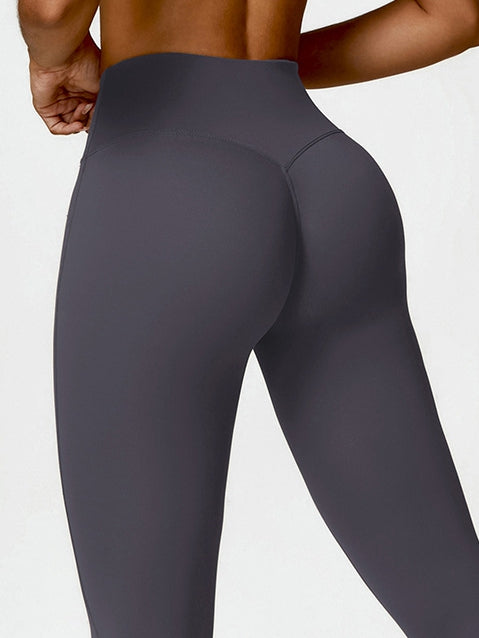 BUYCO Female Ruched Back Seamless Yoga Leggings