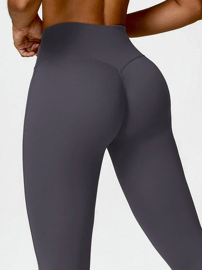 BUYCO Female Ruched Back Seamless Yoga Leggings