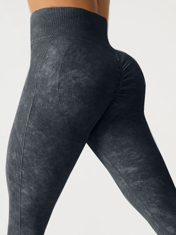 BUYCO Female Denim Ruched Back hip-lift Leggings