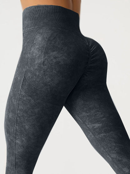 BUYCO Female Denim Ruched Back hip-lift Leggings