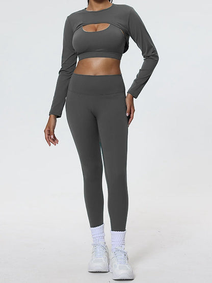 BUYCO Female High-support Hip-lift 3-Pieces Tracksuit