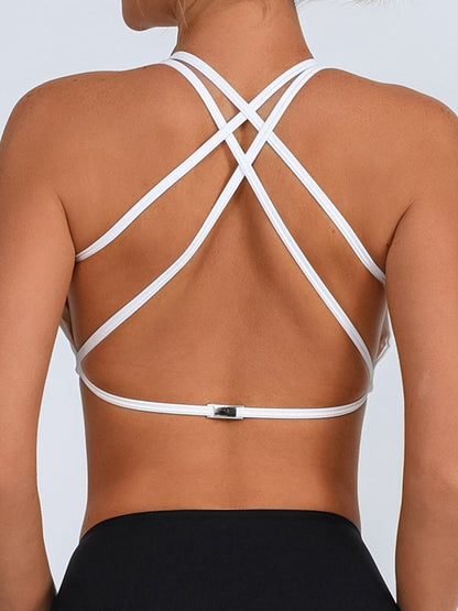 BUYCO Female Cross Back Quick Dry Sports Bras