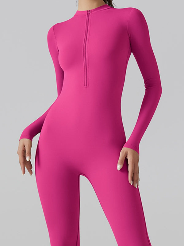 BUYCO Female Zipper Hip-lift Jumpsuit