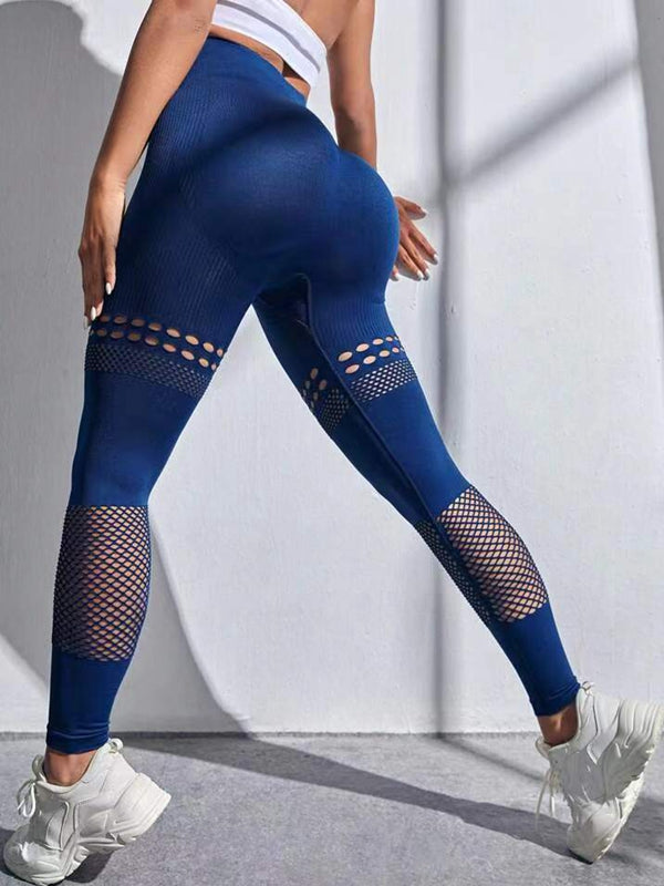 BUYCO Female Fishnet Ruched Back Fit Leggings