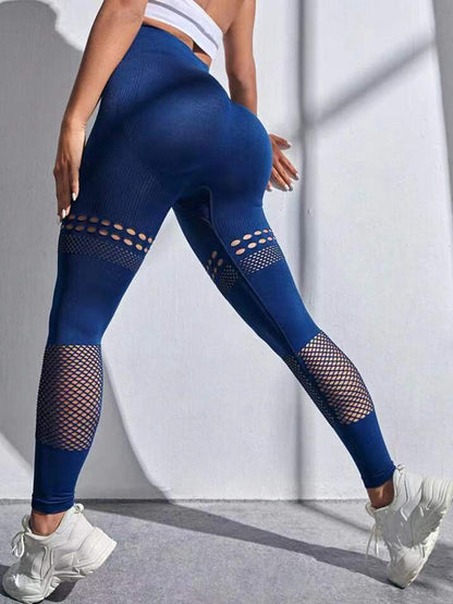 BUYCO Female Fishnet Ruched Back Fit Leggings