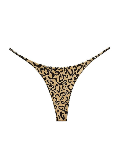 BUYCO  Female Leopard Print T-back Thong