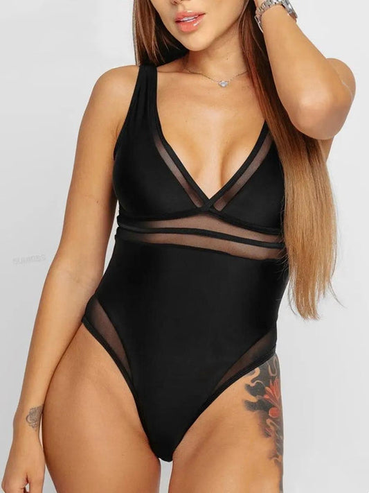 BUYCO Female Sheer Mesh One Piece