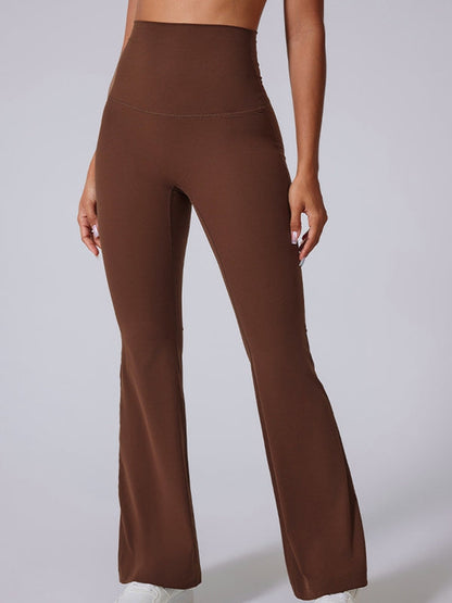 BUYCO Female Super High-rise Ruched Back Flare Leggings