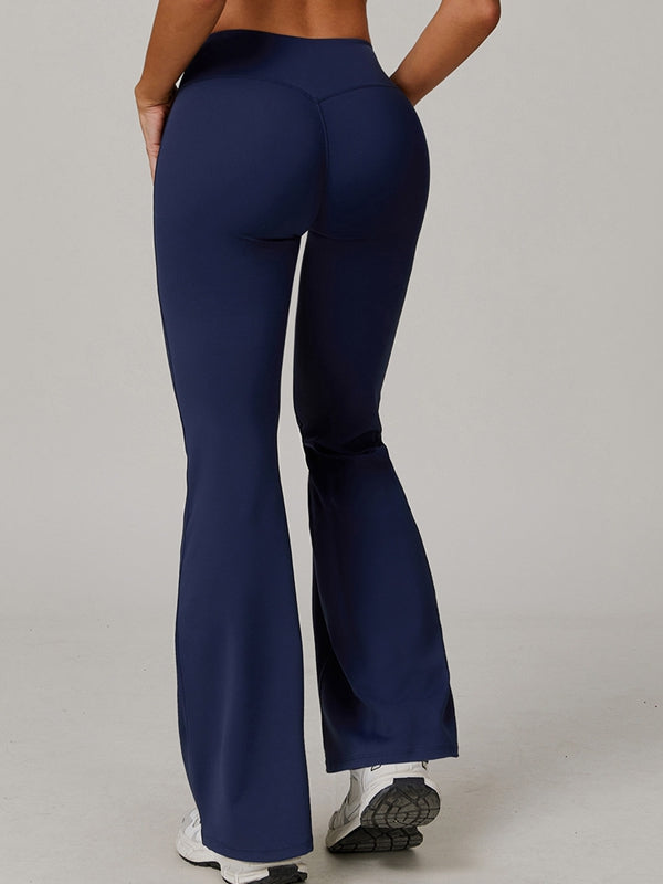 BUYCO Female Fitted V-shape Waist Flare Leggings