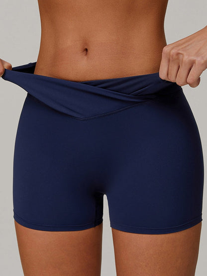BUYCO Female Fitted V-shape Waist Flare Backless Short Tracksuit
