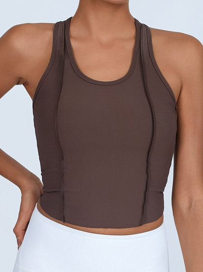 BUYCO Female U Collar Backless Tank