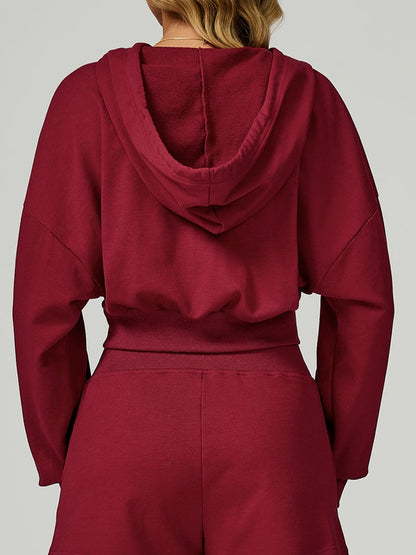 BUYCO Female Feleece Pocket Casual Zipper Hoodie