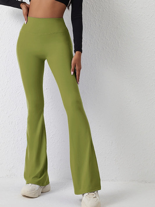 BUYCO Female Flare Ruched Back Pants