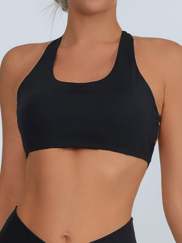 BUYCO Female Cross Back Quick Dry Sports Bras