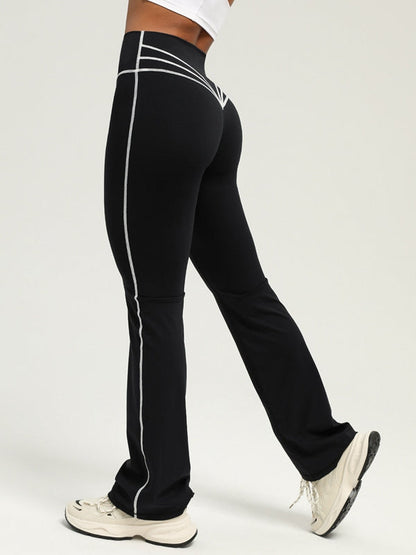 BUYCO Female Flare Hip Stripes Leggings