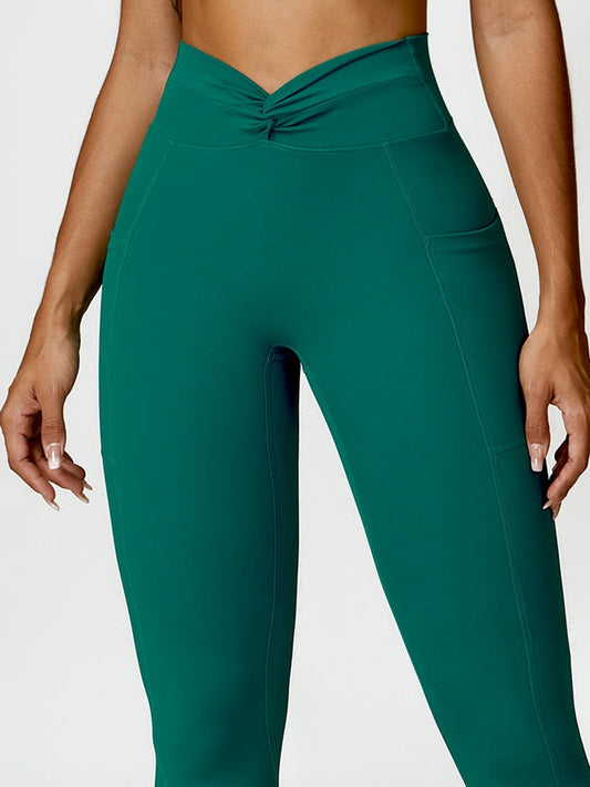 BUYCO Female Pocket Twist Leggings