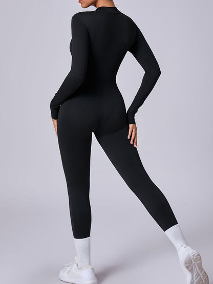 BUYCO Female Zipper with Chest Pads Jumpsuit