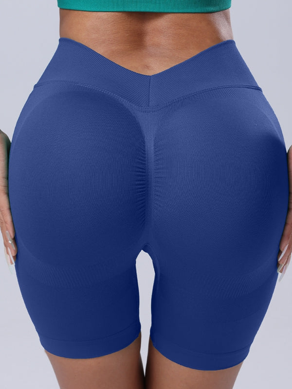 BUYCO Female Deep V Back Ruched Back Shorts