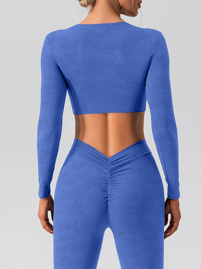 BUYCO Female Twist Cross Back Deep V Back Tracksuits