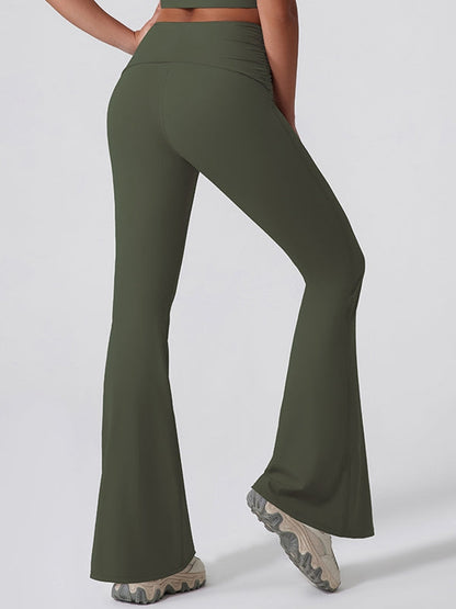BUYCO Female Twist Flare Hip-lift Leggings