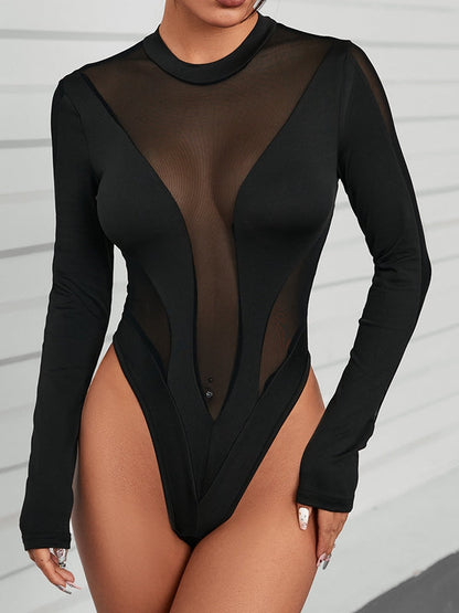 BUYCO Female Fitted Mesh Bodysuit