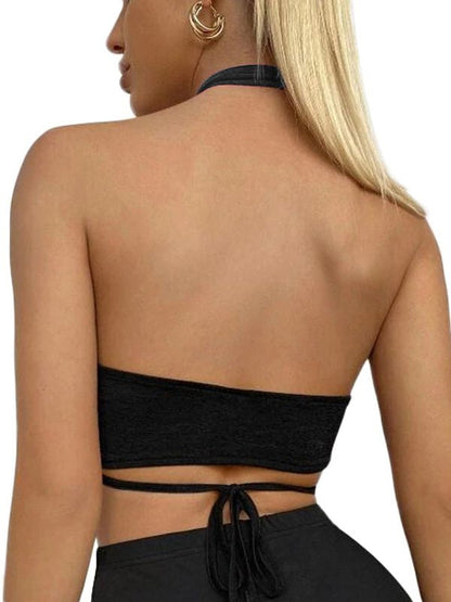 BUYCO Female Fitted Cross Lift Lace-up Sports Bras