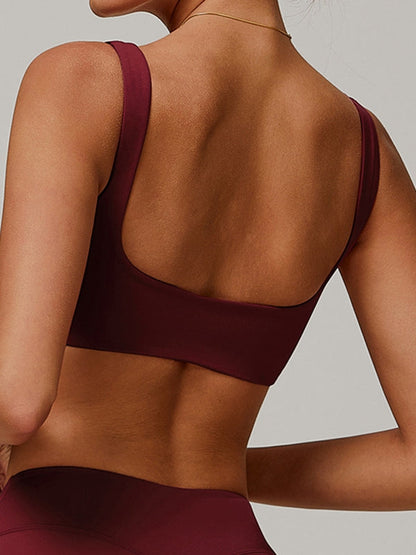 BUYCO Female Fitted V-shape Waist Flare Backless Short Tracksuit