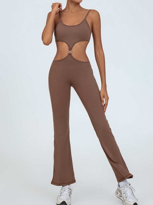 BUYCO Female Flare Cutout Jumpsuit