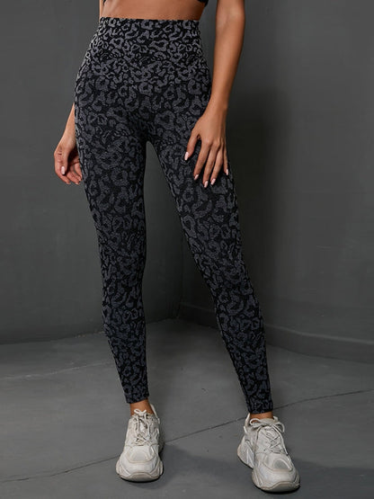 BUYCO Female Leopard Print Fitness Yoga Legging