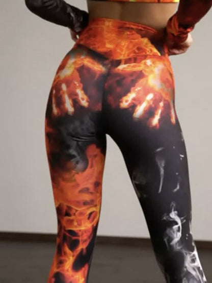 BUYCO Female Skeleton Print Tracksuit