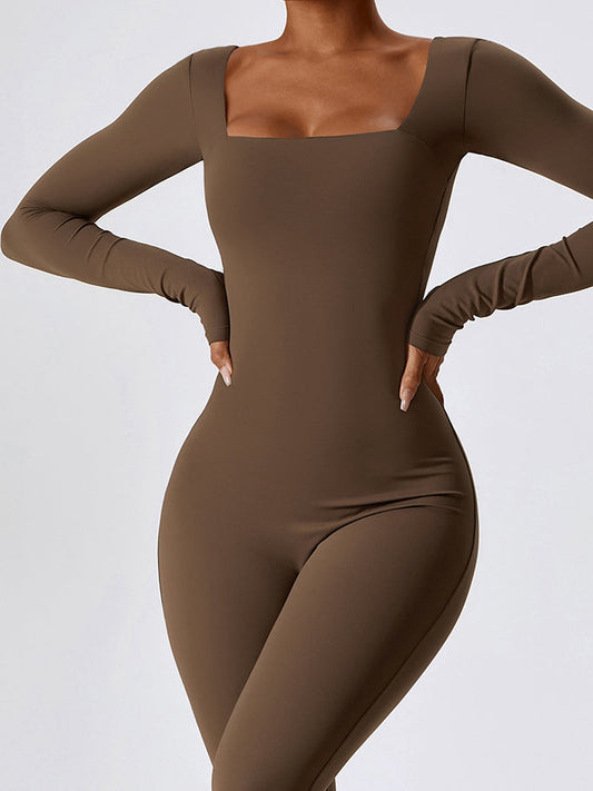 BUYCO Female Square Collar Jumpsuit