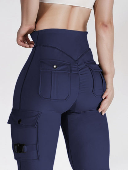 BUYCO Female Pocket Ruched Back Leggings