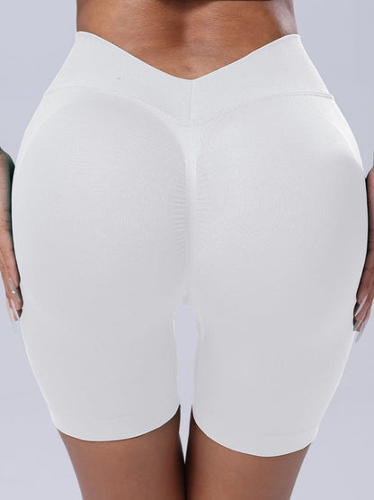 BUYCO Female Deep V Back Ruched Back Shorts