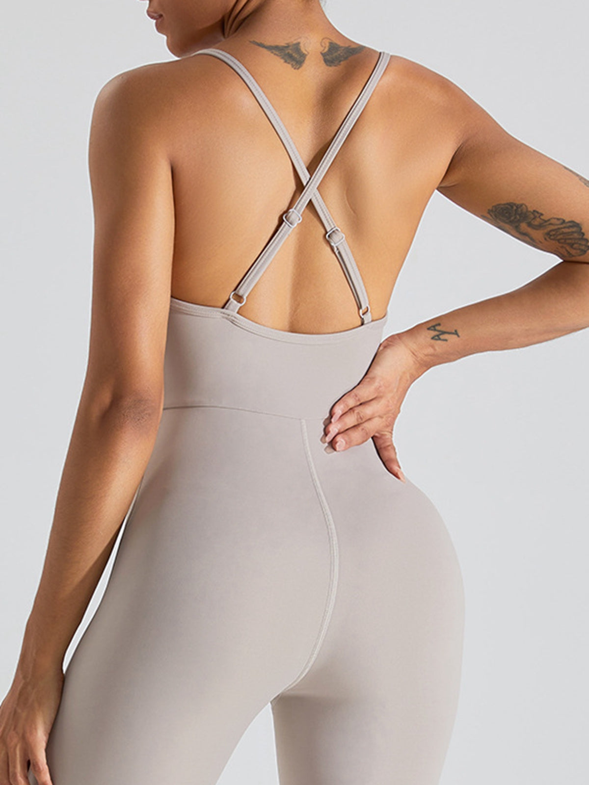 BUYCO Female Cross Back Jumpsuit